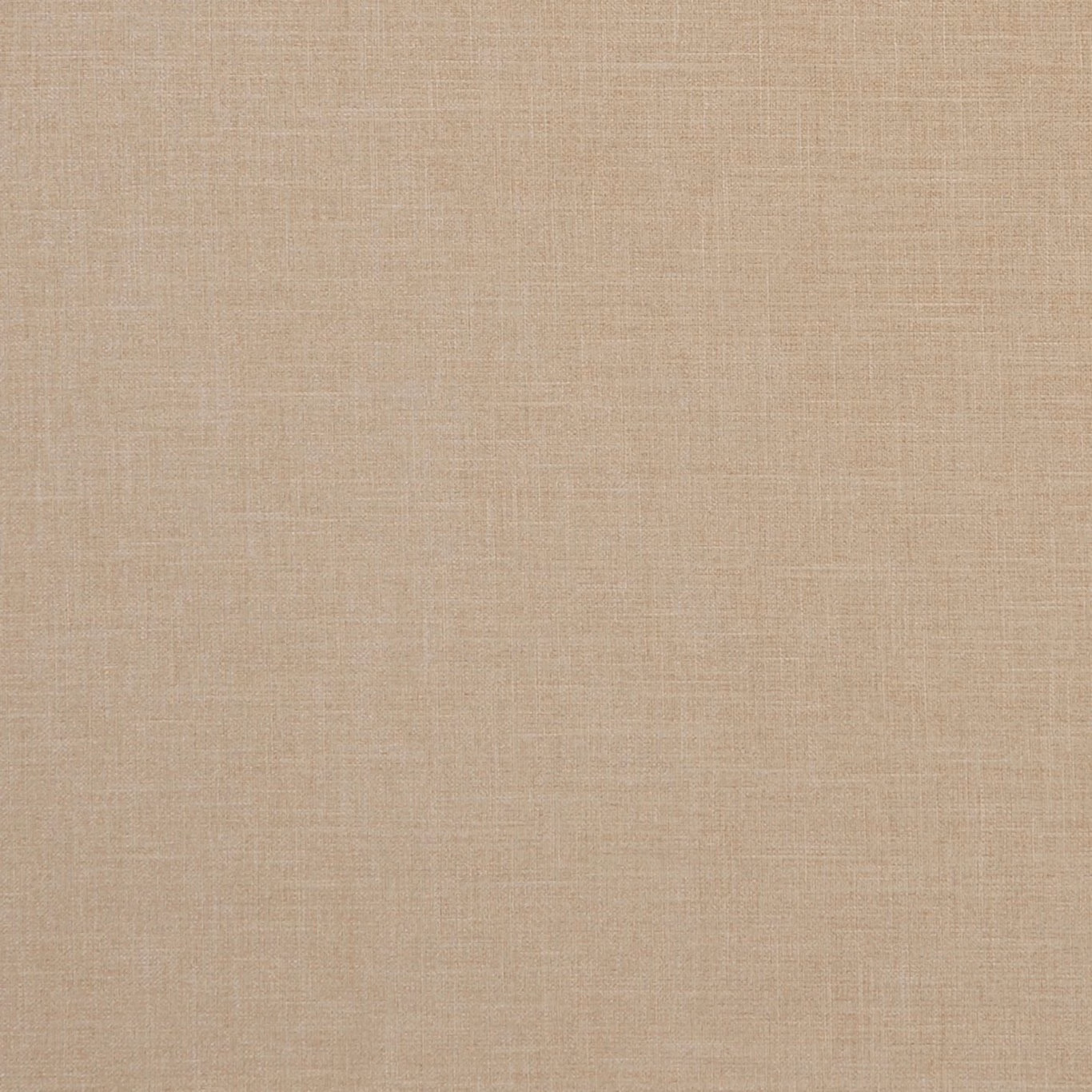 Warm sand-beige plain woven upholstery fabric with subtle crosshatch texture