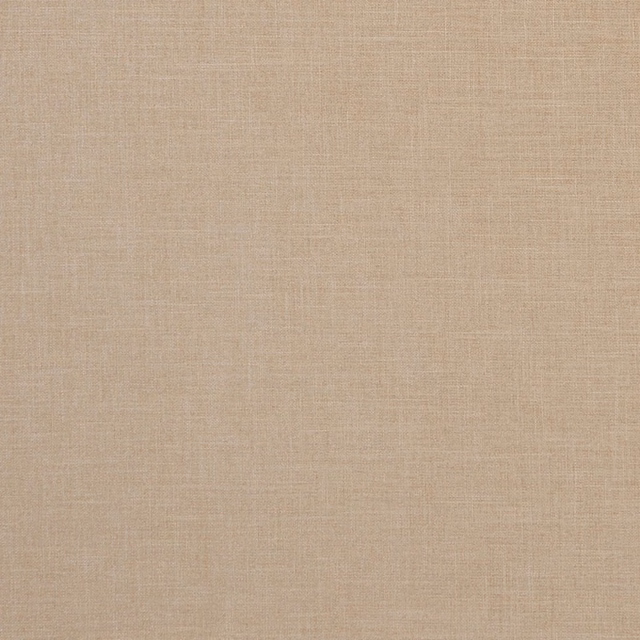 Warm sand-beige plain woven upholstery fabric with subtle crosshatch texture