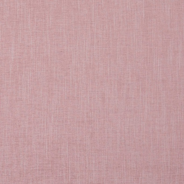 Muted blush pink woven fabric with fine vertical striations and subtle texture