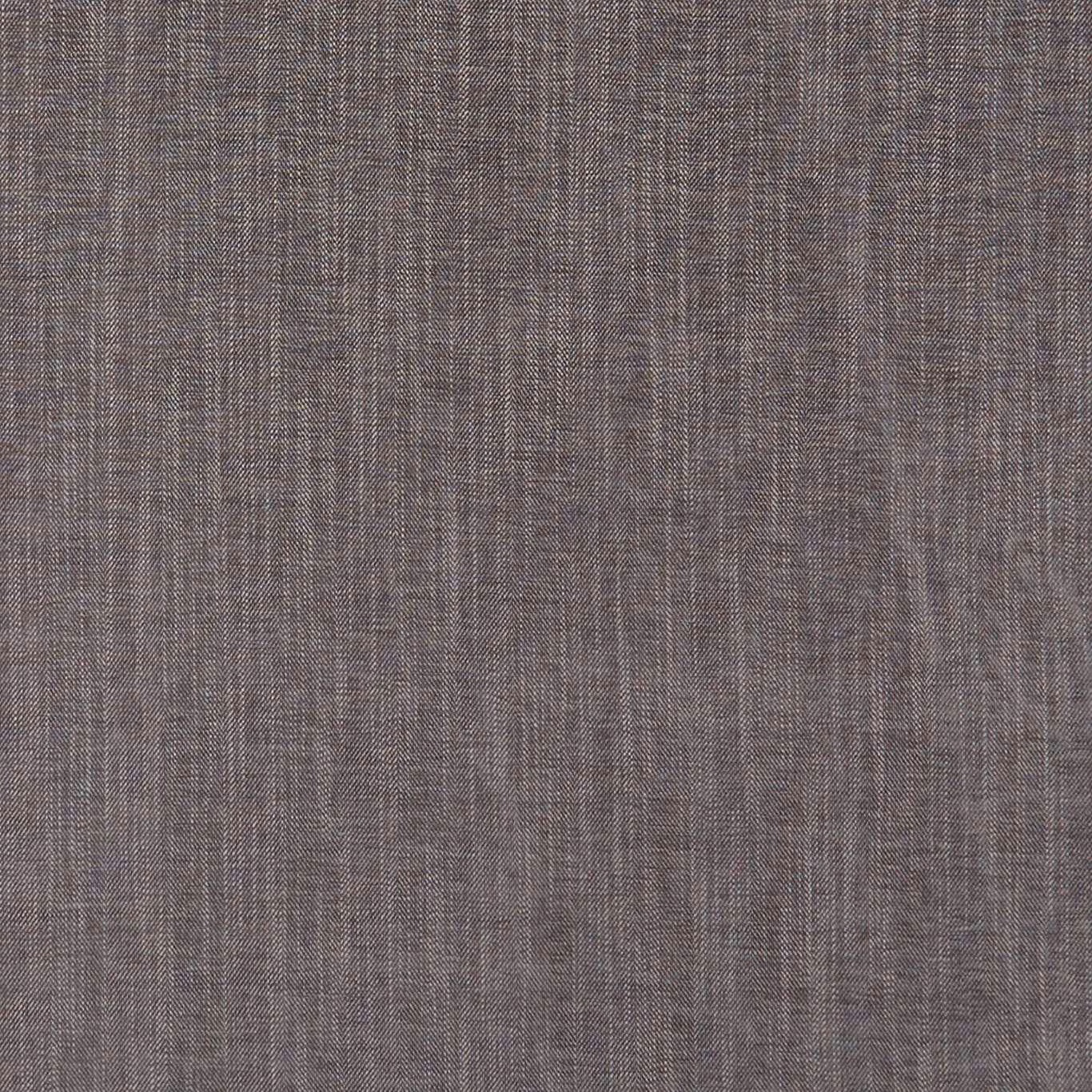 Warm charcoal-grey plain weave with fine crosshatch texture and taupe flecks