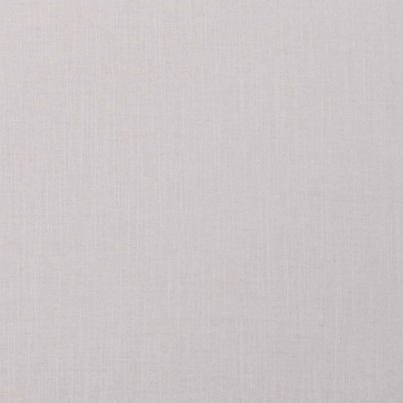 Close-up of soft ivory woven fabric with fine vertical striations and matte texture