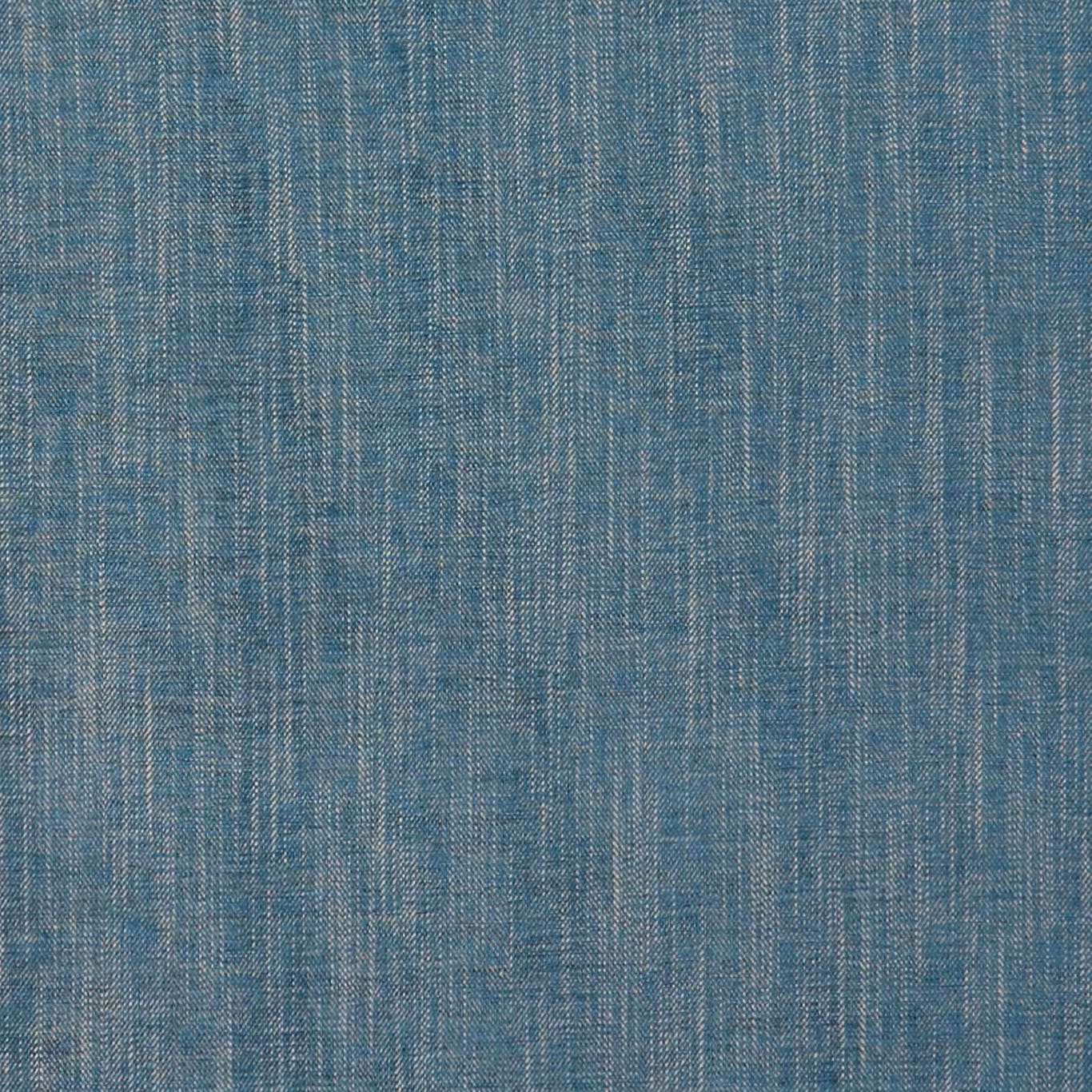 Close-up of muted peacock blue-teal fabric with fine vertical woven striations
