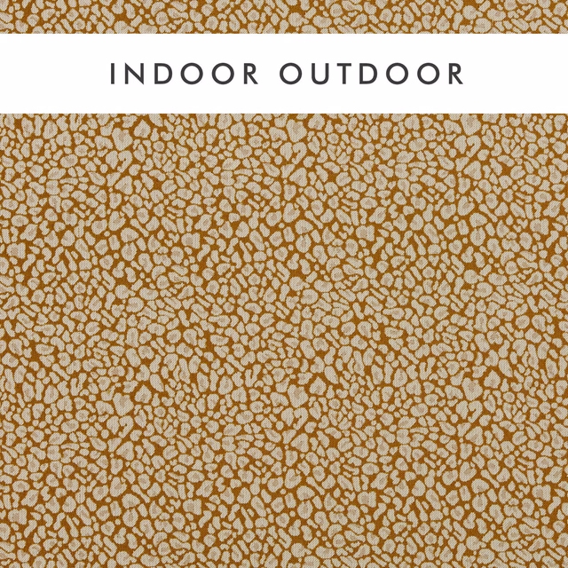 Warm ochre-gold woven ground with dense cream pebble-like cells and tactile texture