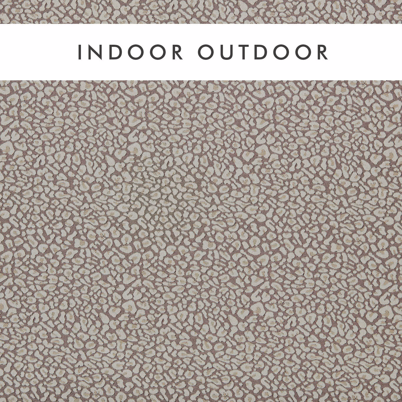 Muted taupe-grey Arcata Linen with pale stone pebble-like woven motifs