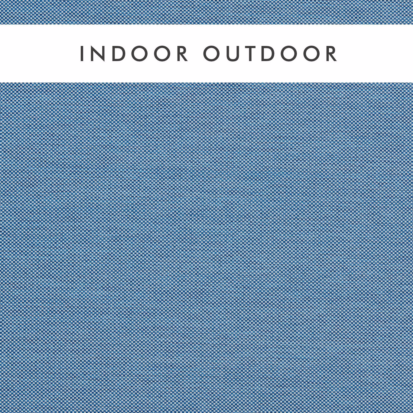 Deep midnight-blue outdoor weave with a finely textured pale-blue micro-check surface