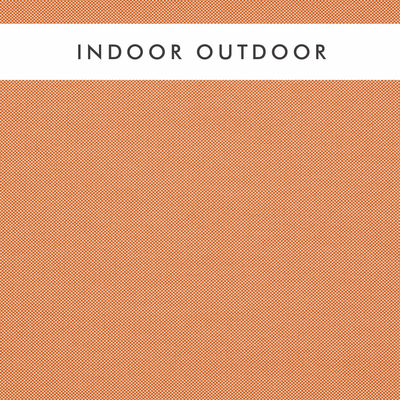 Warm terracotta-orange outdoor weave with a tiny, even two-tone check texture