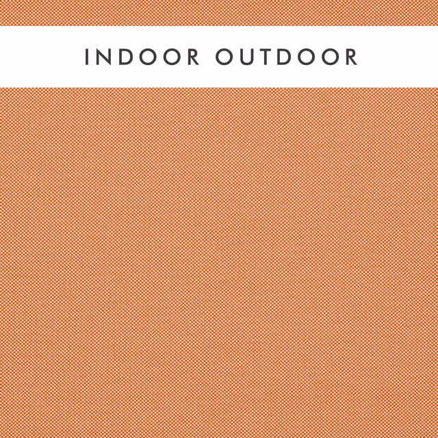 Warm terracotta-orange outdoor weave with a tiny, even two-tone check texture