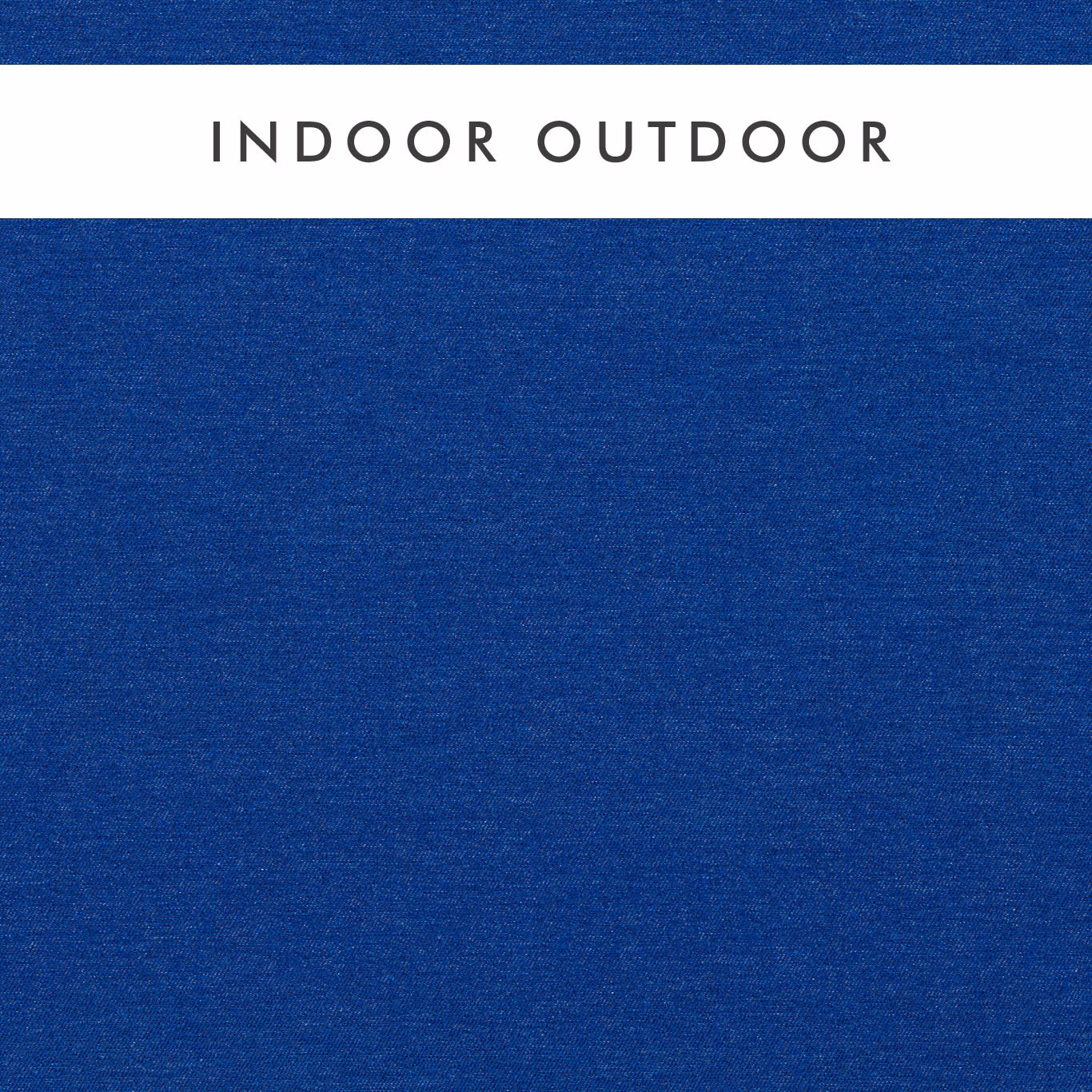Deep cobalt blue woven textile showing a subtly flecked plain surface