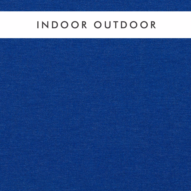 Deep cobalt blue woven textile showing a subtly flecked plain surface