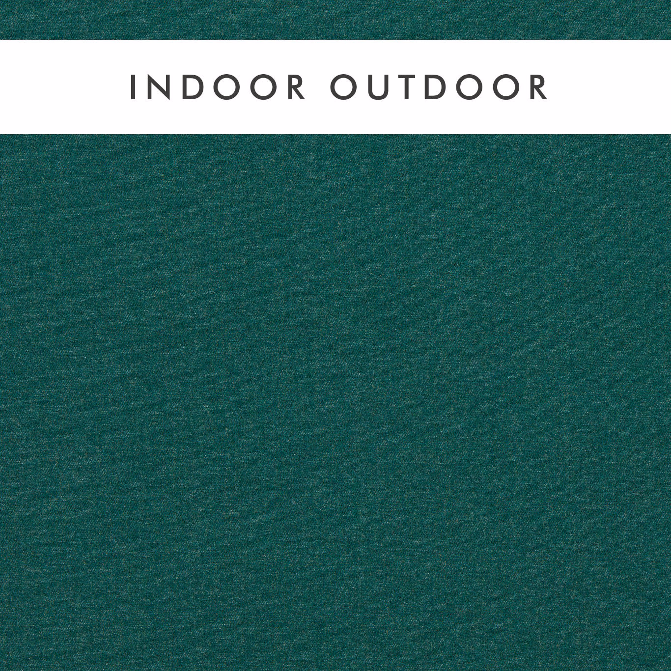 Deep forest-green outdoor weave showing a subtle teal cast and fine texture