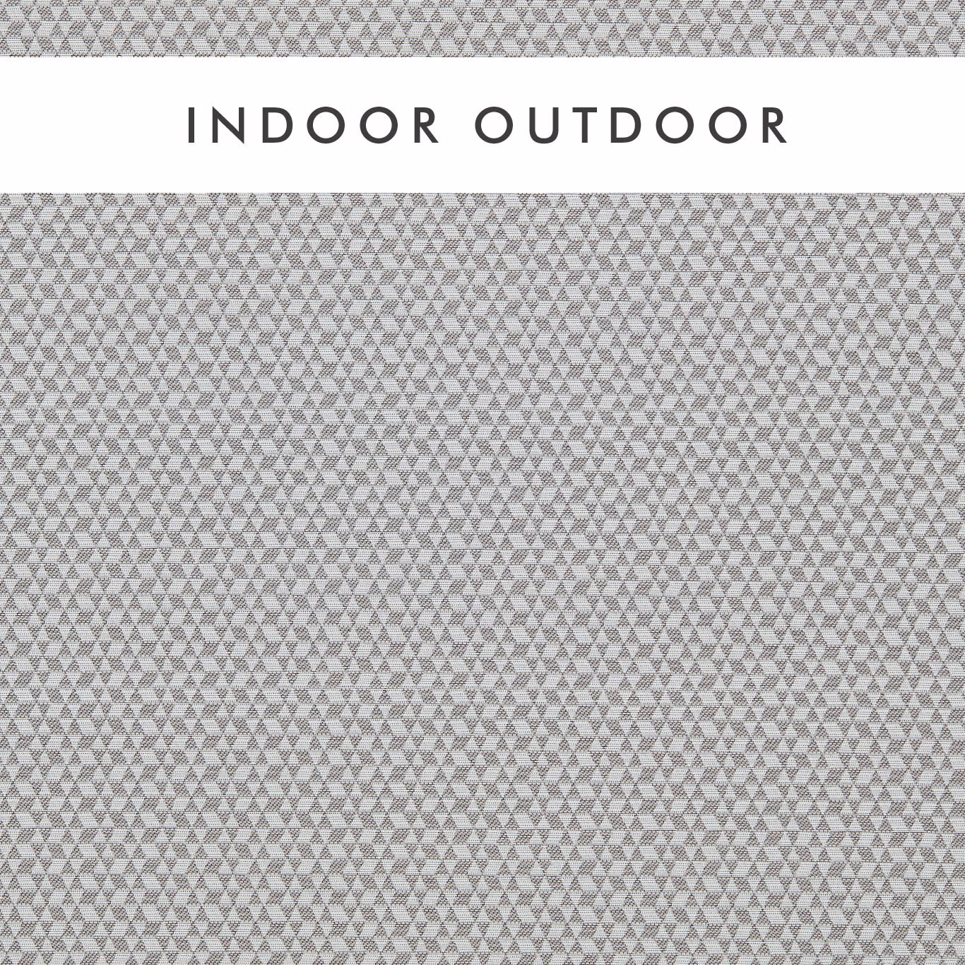 Cool grey outdoor weave with tiny diamond and triangular geometric texture