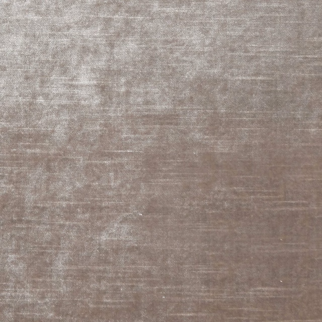 Warm mink taupe upholstery with pale silvery highlights and irregular horizontal striations