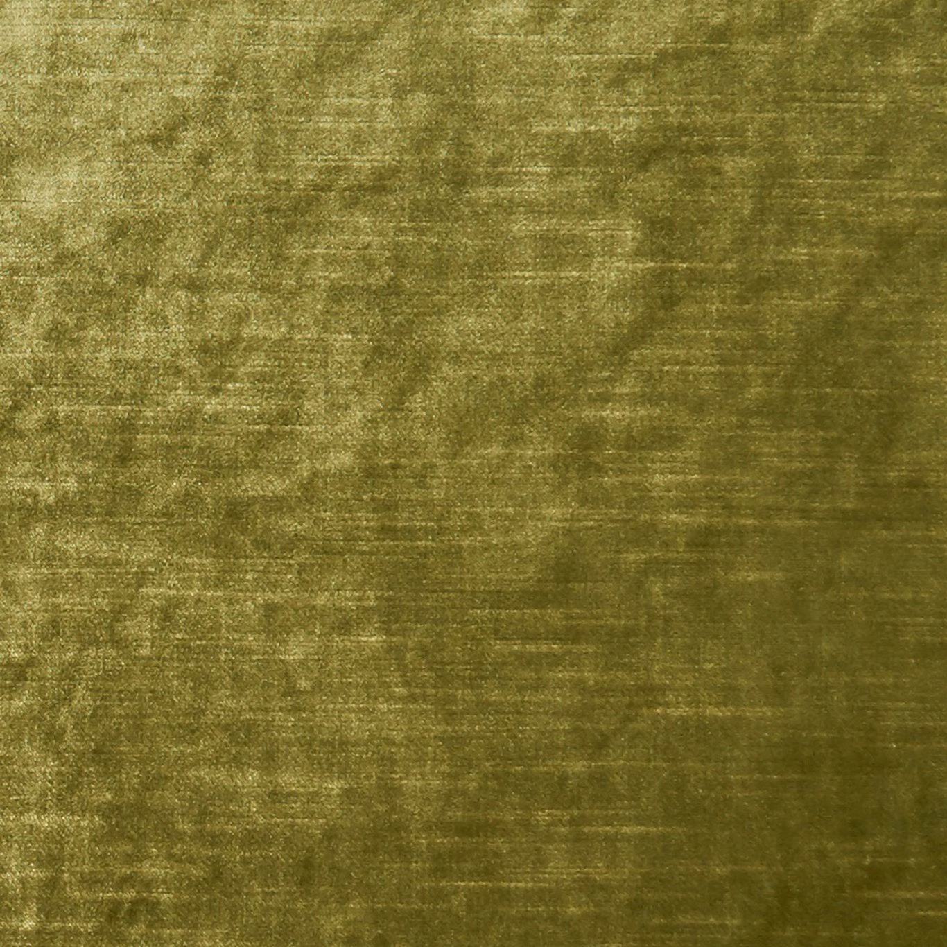 Close-up of muted moss olive fabric with brushed horizontal tonal texture and subtle sheen
