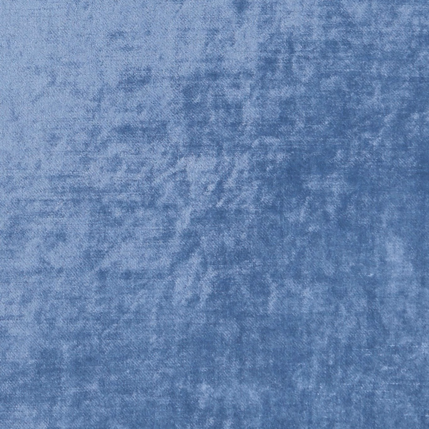 Dusty blue textile with cloudy mottled weave and softly varied tonal surface