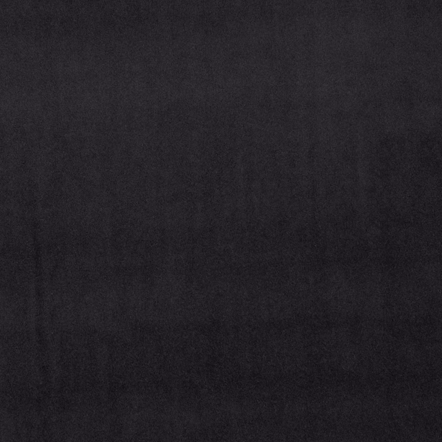 Deep ebony-black fabric swatch with subtle charcoal mottling and a softly textured surface