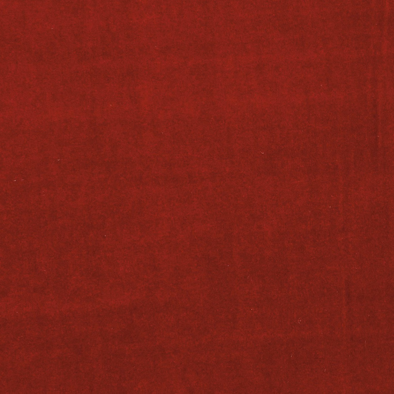 Deep flame-red fabric with subtle mottled shading and a softly brushed surface