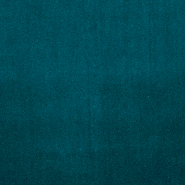 Deep teal plain textile with softly mottled surface and subtle tonal shading