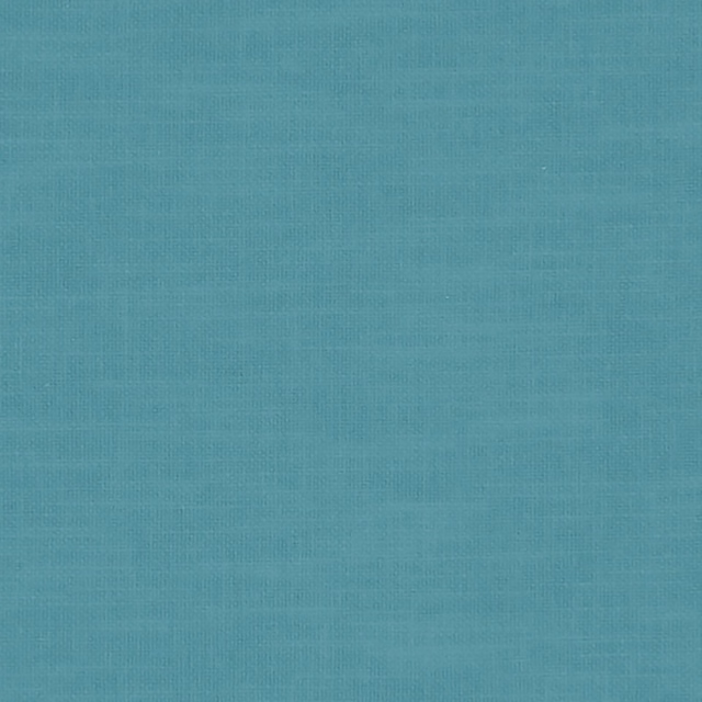 Muted blue-teal plain woven fabric showing a fine, even crosshatch texture