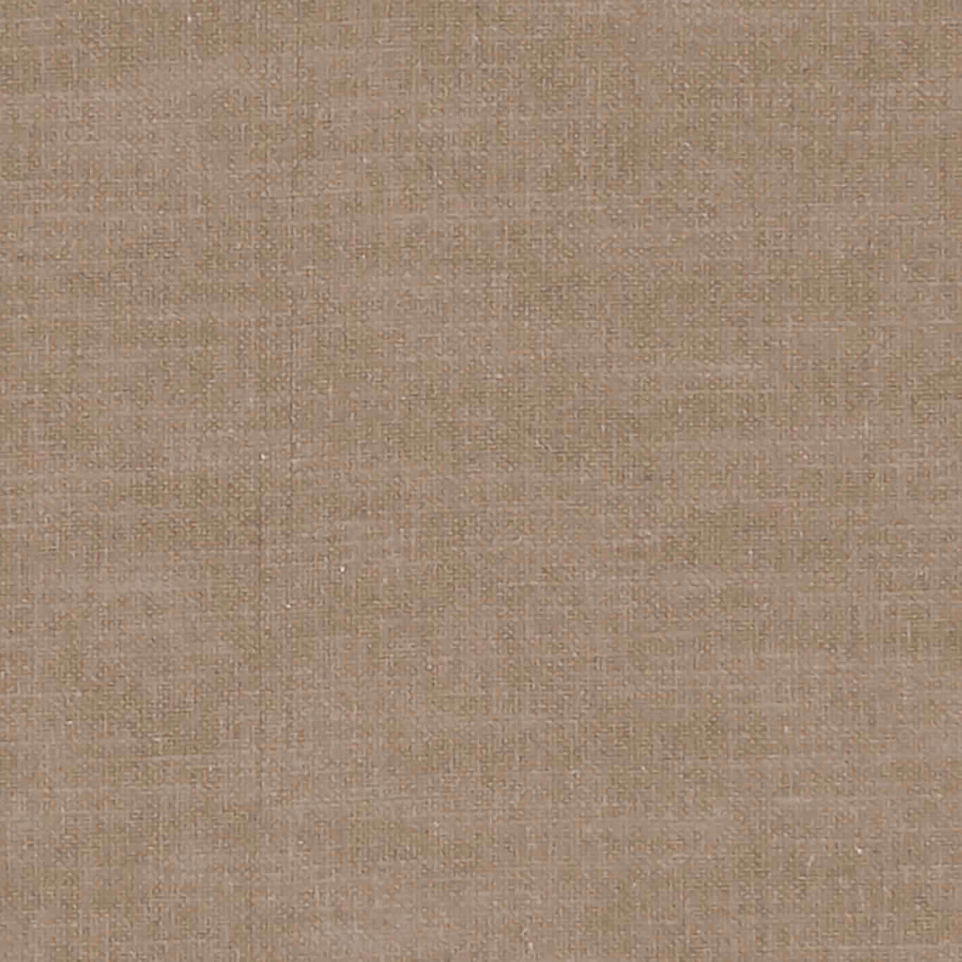 Close-up of warm cocoa-brown woven fabric with subtle taupe texture
