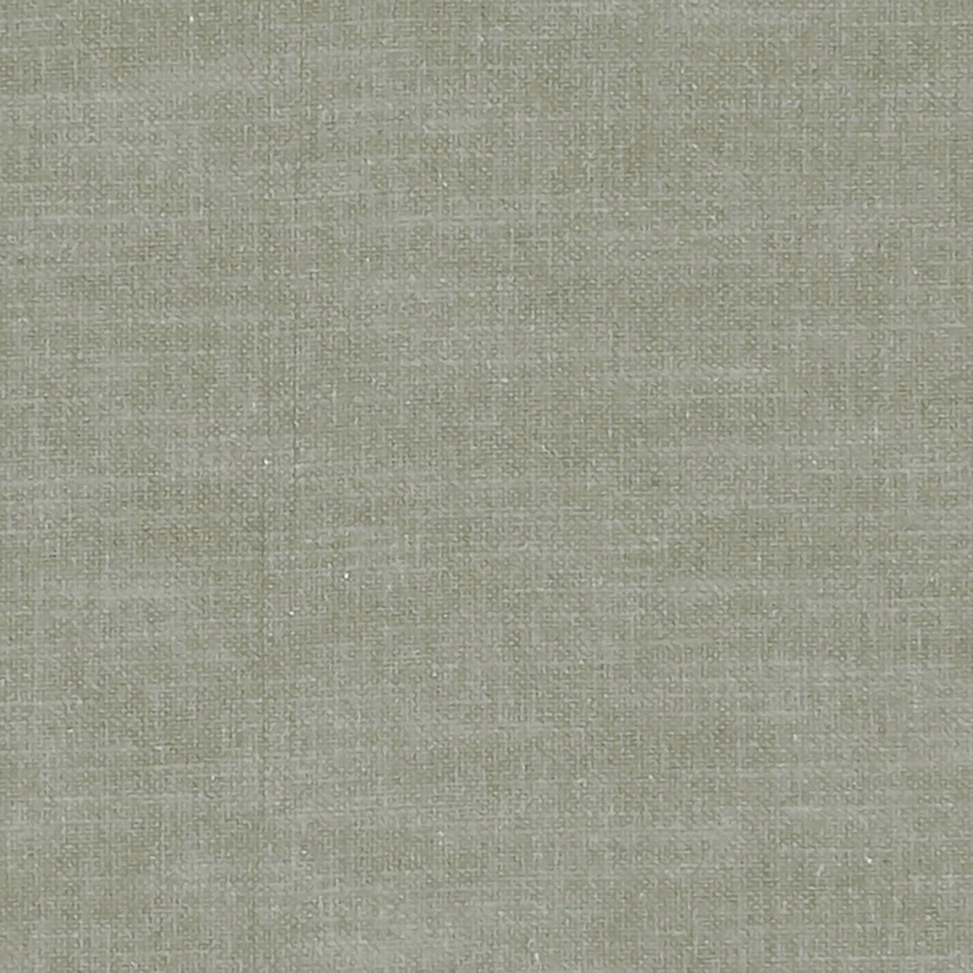 Muted sage-grey plain woven fabric with a fine crosshatched texture