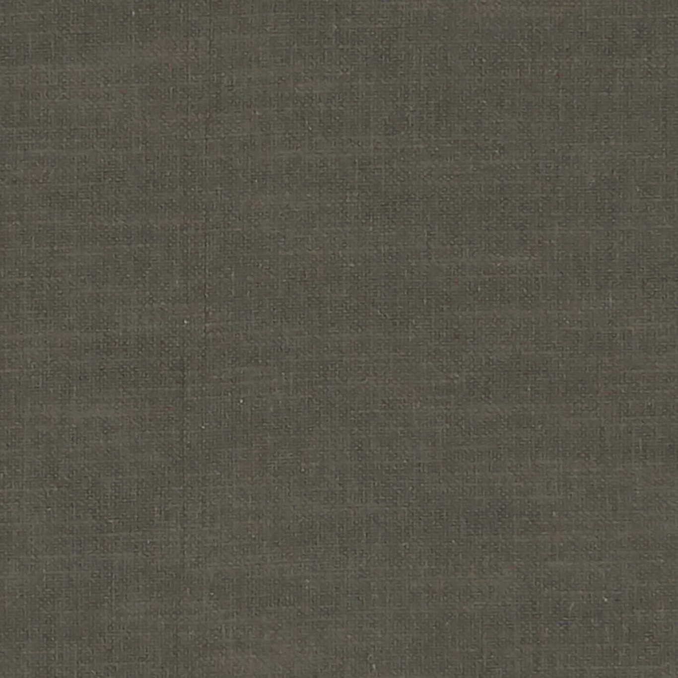 Deep espresso-brown plain woven fabric with subtle charcoal tonal texture