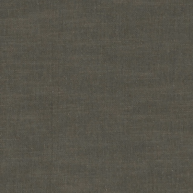 Deep espresso-brown plain woven fabric with subtle charcoal tonal texture