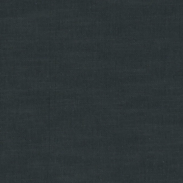 Deep charcoal-navy plain weave showing subtle crosshatch texture and tonal variation