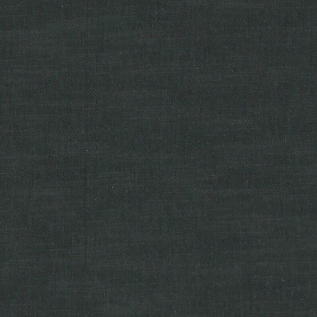 Deep raven charcoal woven fabric with subtle crosshatched texture