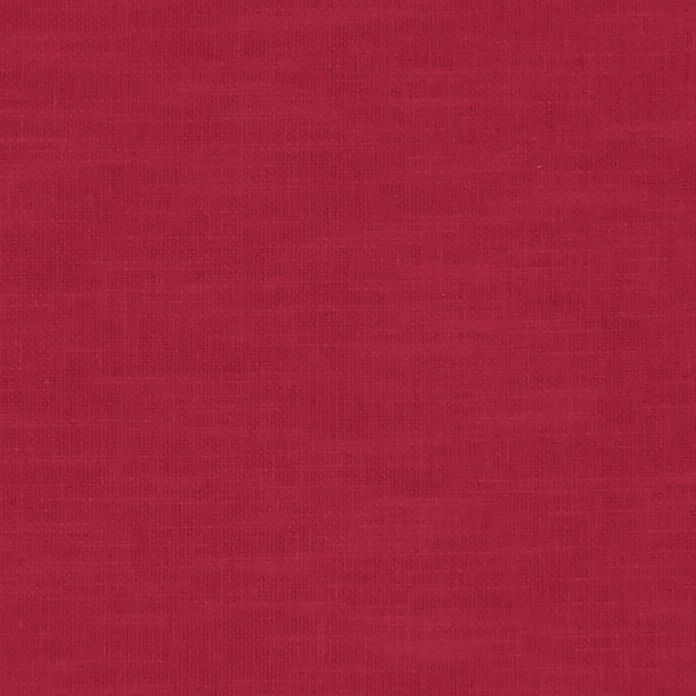 Deep ruby-red plain woven fabric showing a fine, subtly varied textile grain