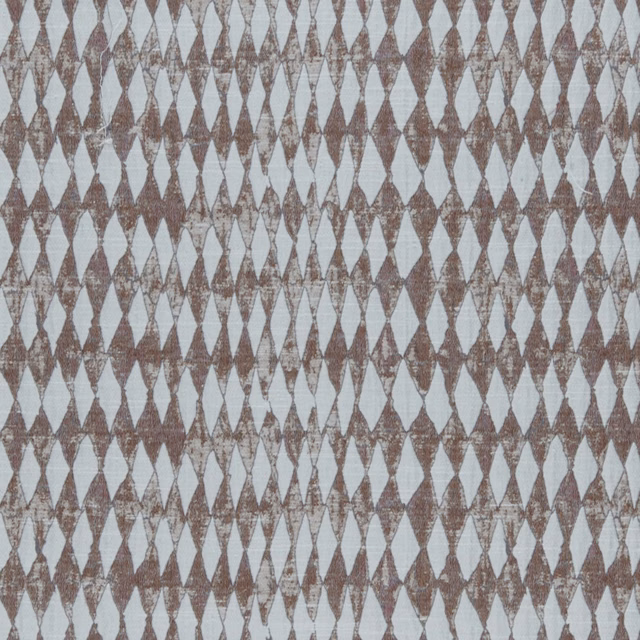 Dusty orchid and blue-grey woven diamonds with softly distressed texture