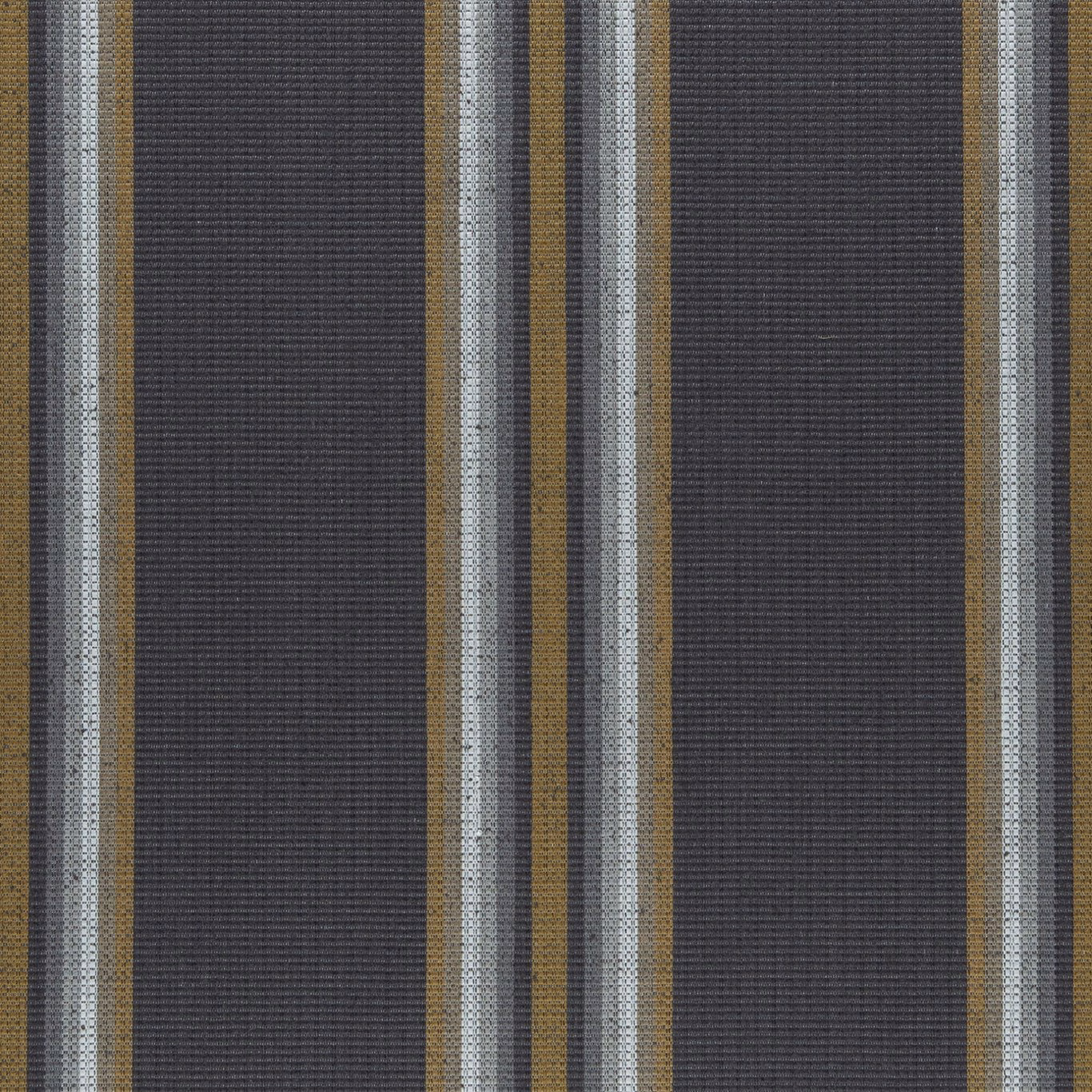 Charcoal woven stripe with cinnamon, grey and pale blue vertical bands