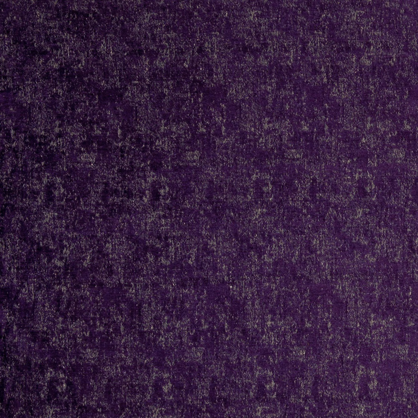 Deep aubergine purple textile with distressed, mottled charcoal-violet woven texture