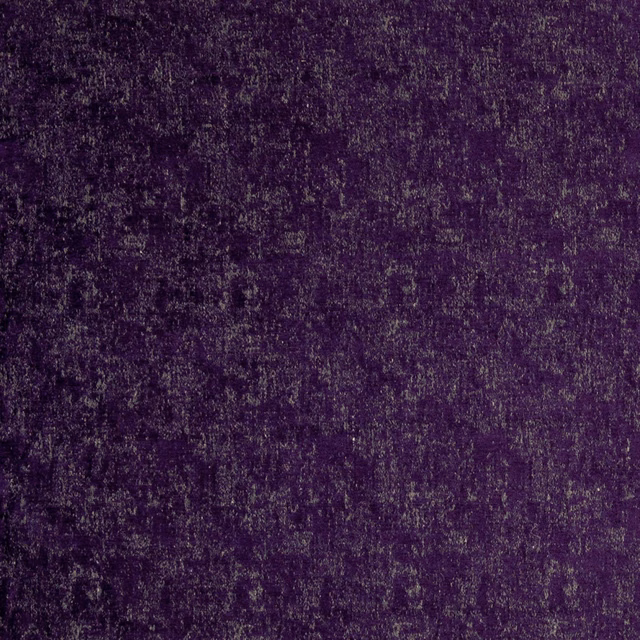 Deep aubergine purple textile with distressed, mottled charcoal-violet woven texture