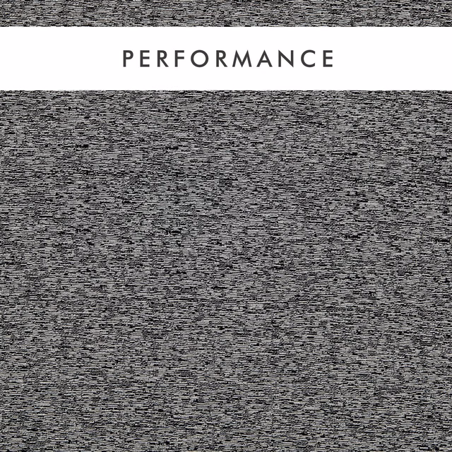 Charcoal-black woven fabric with fine horizontal grey flecks and mottled texture
