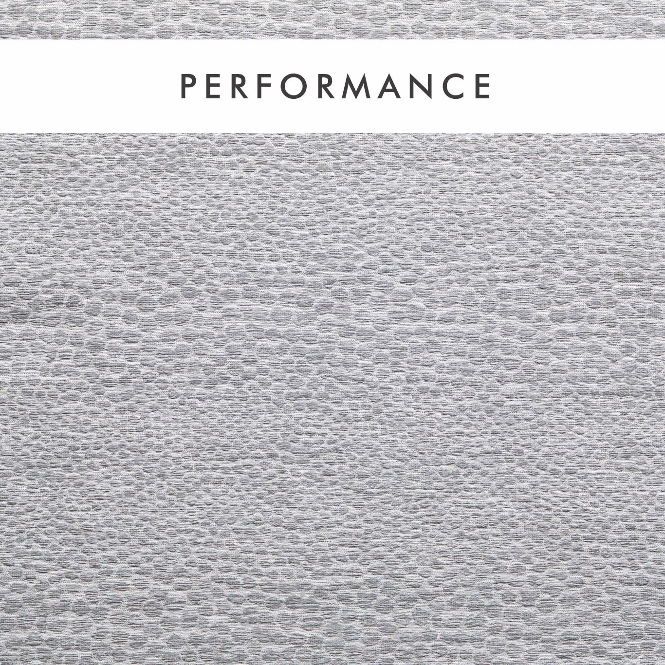 Close-up of cool dove-grey fabric with small irregular horizontal oval weave