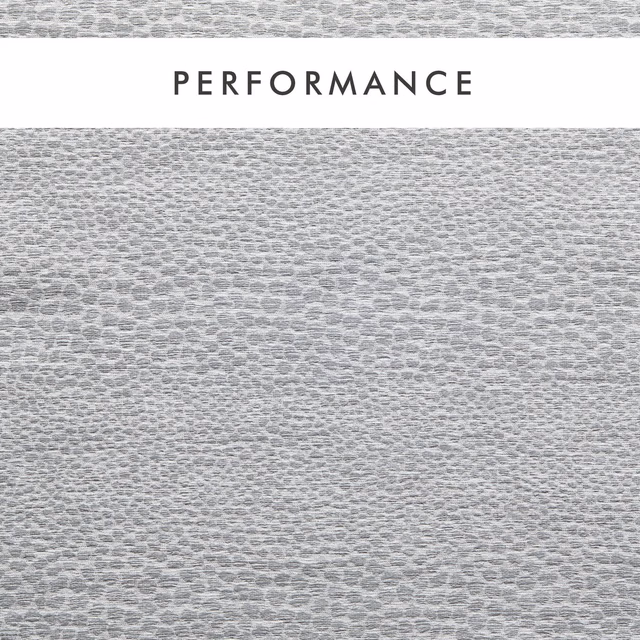 Close-up of cool dove-grey fabric with small irregular horizontal oval weave