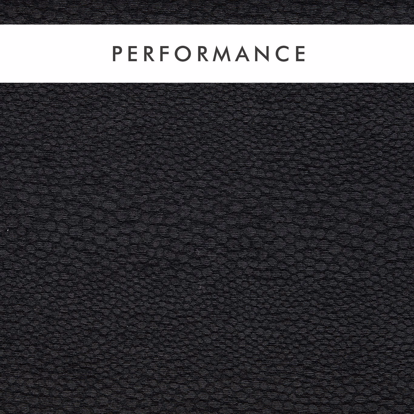 Ebony-black textile with densely pebbled, low-contrast woven texture