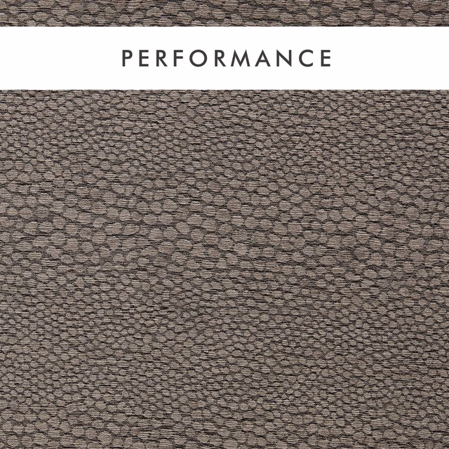 Deep espresso brown woven fabric with irregular pebble motifs and fine horizontal texture