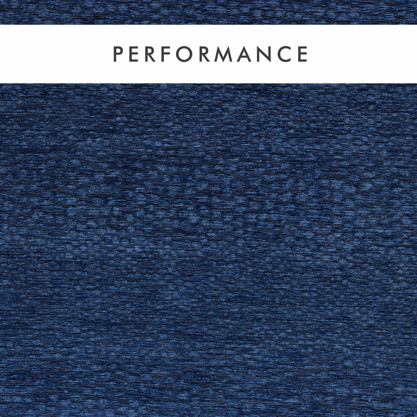 Midnight blue textile swatch with rippled, mottled blue-grey woven texture