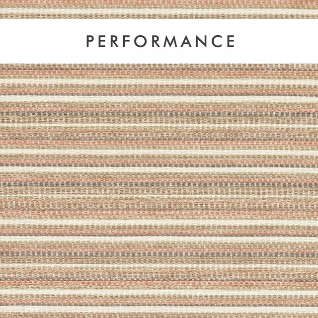 Dusty blush woven stripe with cream, taupe and grey horizontal flecks