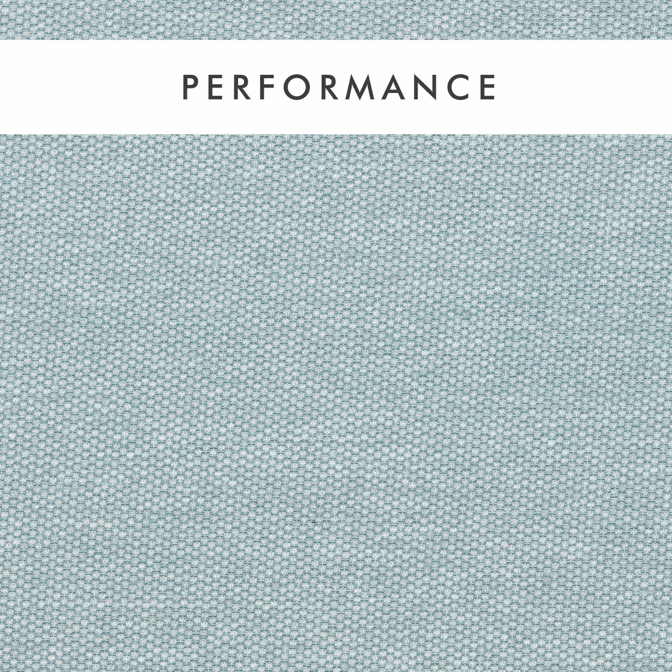 Pale aqua-blue woven upholstery with tiny pebble-like geometric texture