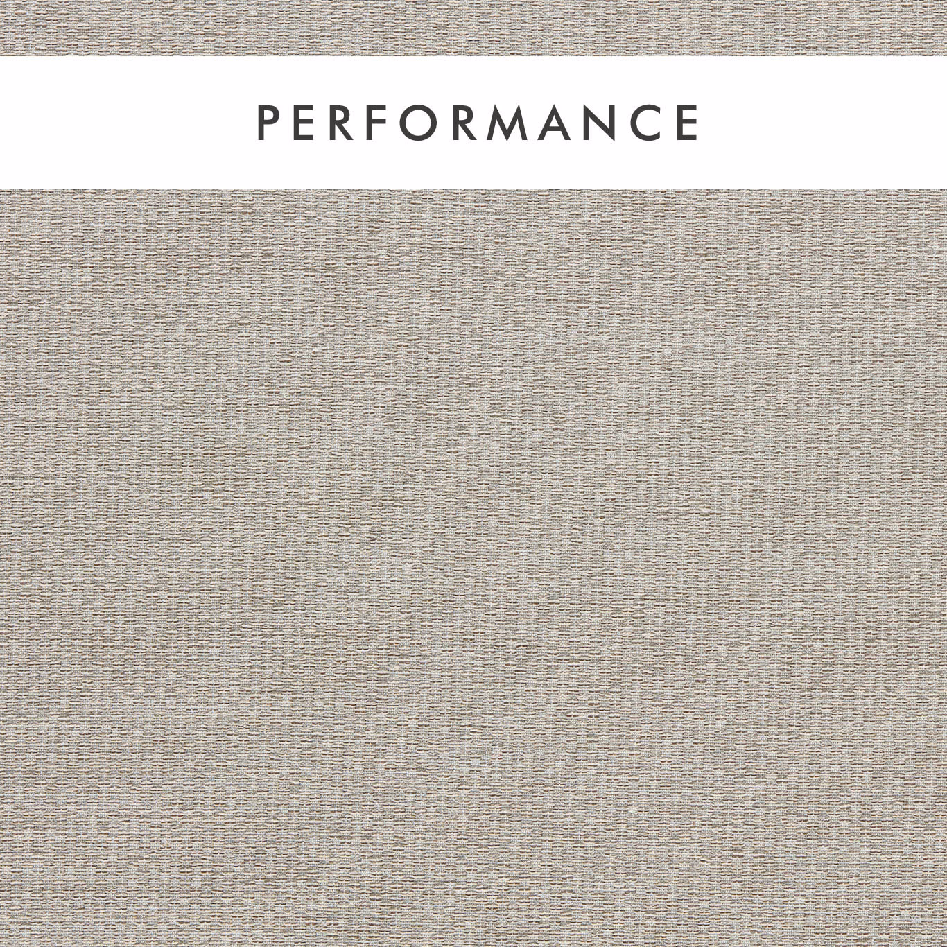 Close-up of muted greige Tergo Pebble fabric with fine horizontal woven texture