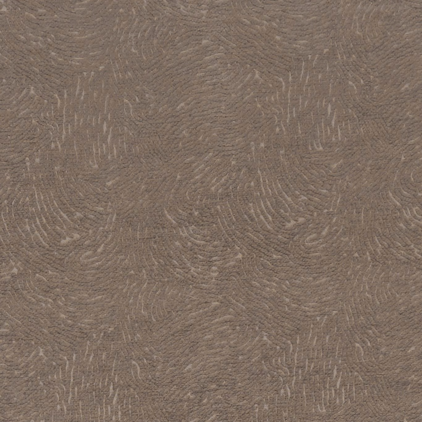 Warm taupe woven textile with raised organic striations and softly mottled texture