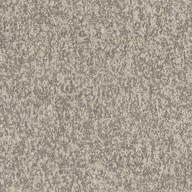 Warm greige woven upholstery with dense mottled flecks and tactile texture