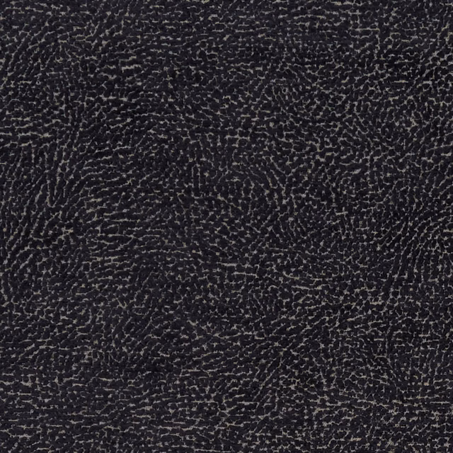 Deep midnight blue woven fabric with fine pale flecks and irregular textured lines