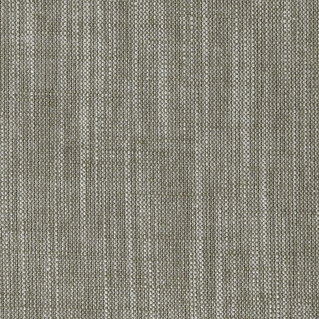 Close-up of Biarritz Khaki showing a dense grey-khaki weave with vertical striations