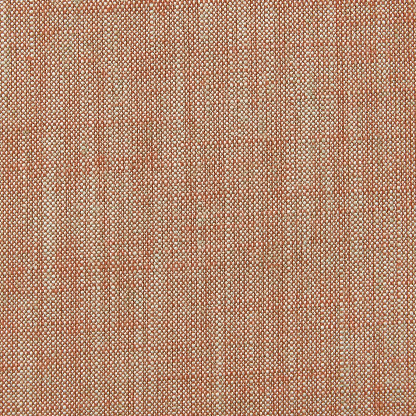 Warm paprika terracotta woven swatch with fine cream flecks and tactile grid texture