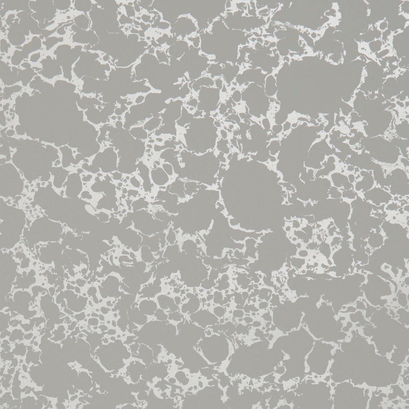 Cool grey wallpaper with pale fractured mineral markings and marbled texture