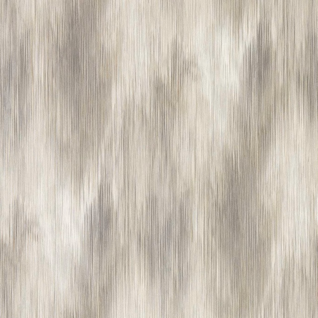 Pale grey wallpaper with blurred charcoal vertical streaks and fine linear texture