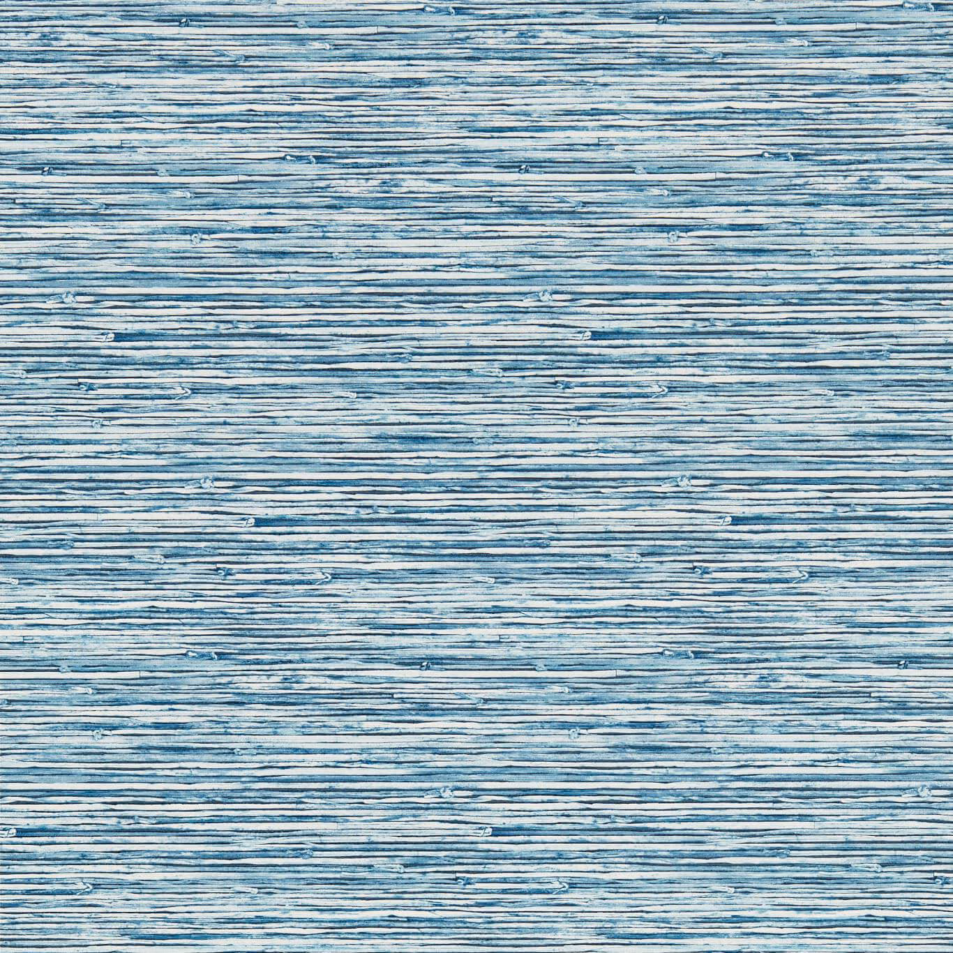 Cool turquoise and pale blue wallpaper with fine irregular horizontal striations
